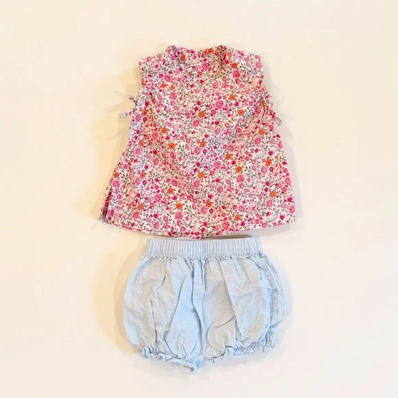 Little English Floral Bloomer Set - Picture 1 of 8